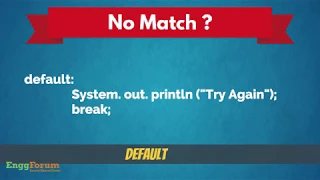 Switch Case Statements Java EnggForum