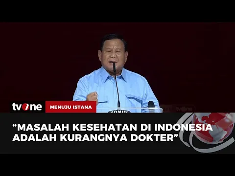 Prabowo: Kurangnya Dokter jadi Masalah Utama Kesehatan di Indonesia