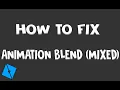 HOW TO FIX ANIMATION BLENDING MIXED ROBLOX STUDIO