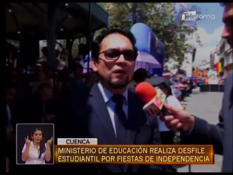 Ministerio de Educación realiza desfile estudiantil por fiestas de independencia