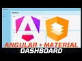 Dashboard with Angular and Angular Material
