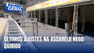 Passarela Nego Quirido recebe ajustes finais para o Carnaval