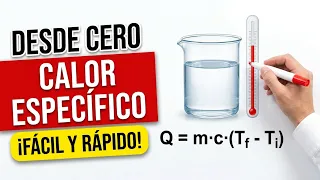 ✅​5 Ejercicios de CALOR ESPECÍFICO Física [𝙙𝙚 0 𝙖 𝙀𝙭𝙥𝙚𝙧𝙩𝙤 🤯👌🏻]