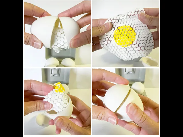 Fidget Fabric Fried Egg Set (play or coaster set) video thumbnail