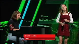 radiohead creep mimi u0026 josefin blind auditions the voice kids 2019 sat 1