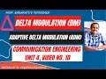 DELTA MODULATION AND ADM