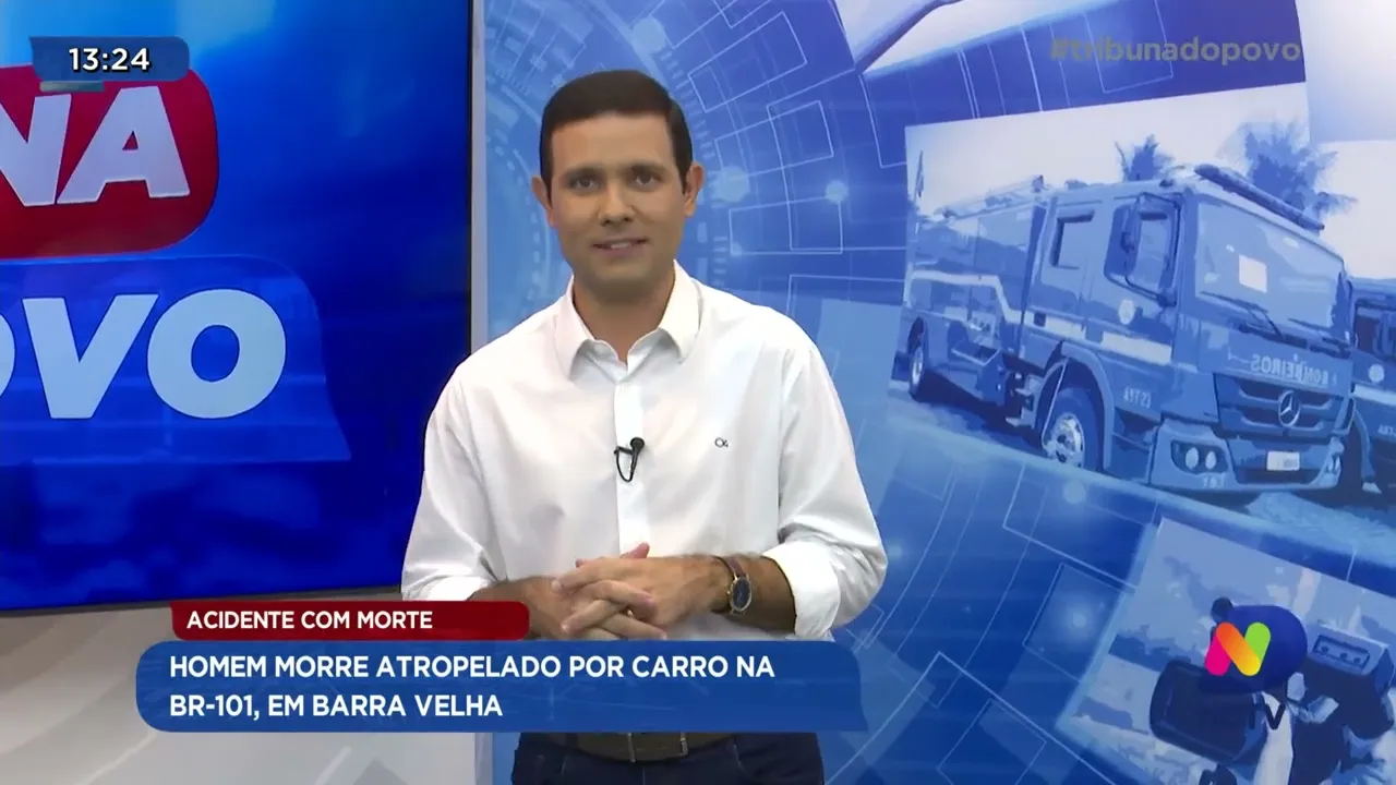 Acidente com morte: homem morre atropelado por carro na BR-101, em Barra Velha