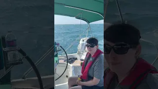 Sailing from Rochester to Sodus Bay on Lake Ontario. #lakeontario