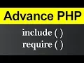 include and require in PHP Hindi