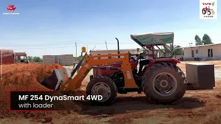 MF 254 Dynasmart 4WD Loader Review | Easy Loading with Super Shuttle | #KyaNahinHaiDynaMein