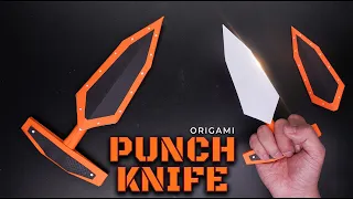 Paper Punch Knife! Easy Origami Ninja Weapon