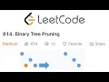 LeetCode Binary Tree Pruning Explained - Java
