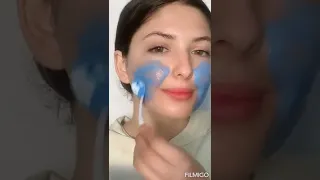 ماسك النيلة الزرقاء للوجه افضل ماسك لتبيض الوجه النتيجة من اول استعمال 