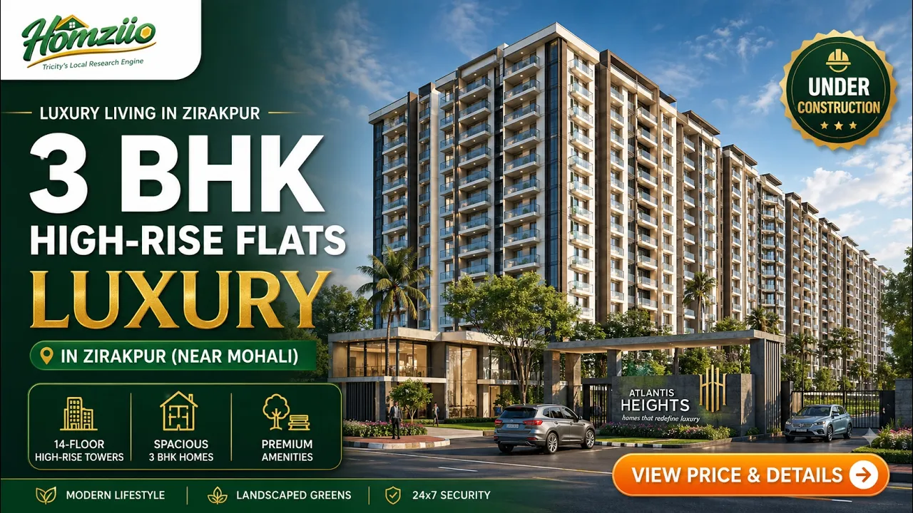 Atlantis Heights Zirakpur – Luxury 3BHK Flats