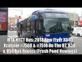 MTA NYCT Bus 2018 New Flyer XD40 Xcelsiors On The B7 B38 Q54 Bus Routes Fresh Pond Newbies