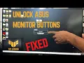 FIXED Keys Locked - Check Quick Start Guide Error on ASUS Gaming Monitor