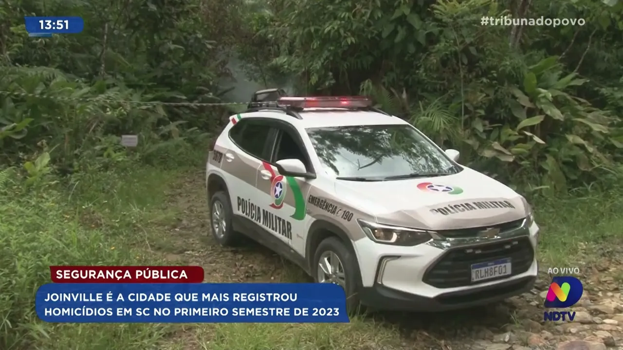 Segurança Pública: Joinville é a cidade que mais registrou homicídios em SC no primeiro semestre