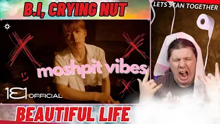 MOSHPIT VIBES | B.I (비아이) '개가트닌생 (Beautiful Life) (feat. CRYING NUT 크라잉넛)' Live Clip | ID REACTION