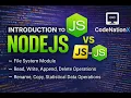 Node js File System Crash Course All Operations Explained