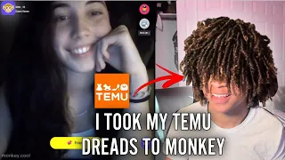 WEARING TEMU dreads on MONKEY