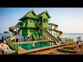 Download Lagu 90-Day Challenge: Building a Resort Crocodile \u0026 Python With Underground Pool Using Primitive Tools