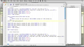 SQLite Tutorial - How to update tables using triggers