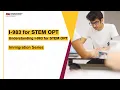 Understanding the I-983 for STEM OPT Spring 2026 Immigration Series