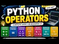 Learn Python Operators in One Complete Tutorial