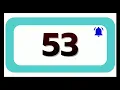 53 Seconds Countdown Timer With Sound Effect COLOR 4K 1080