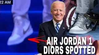 Air Jordan Dior 1 Sneaker spotted at Joe Biden Presidential Inauguration