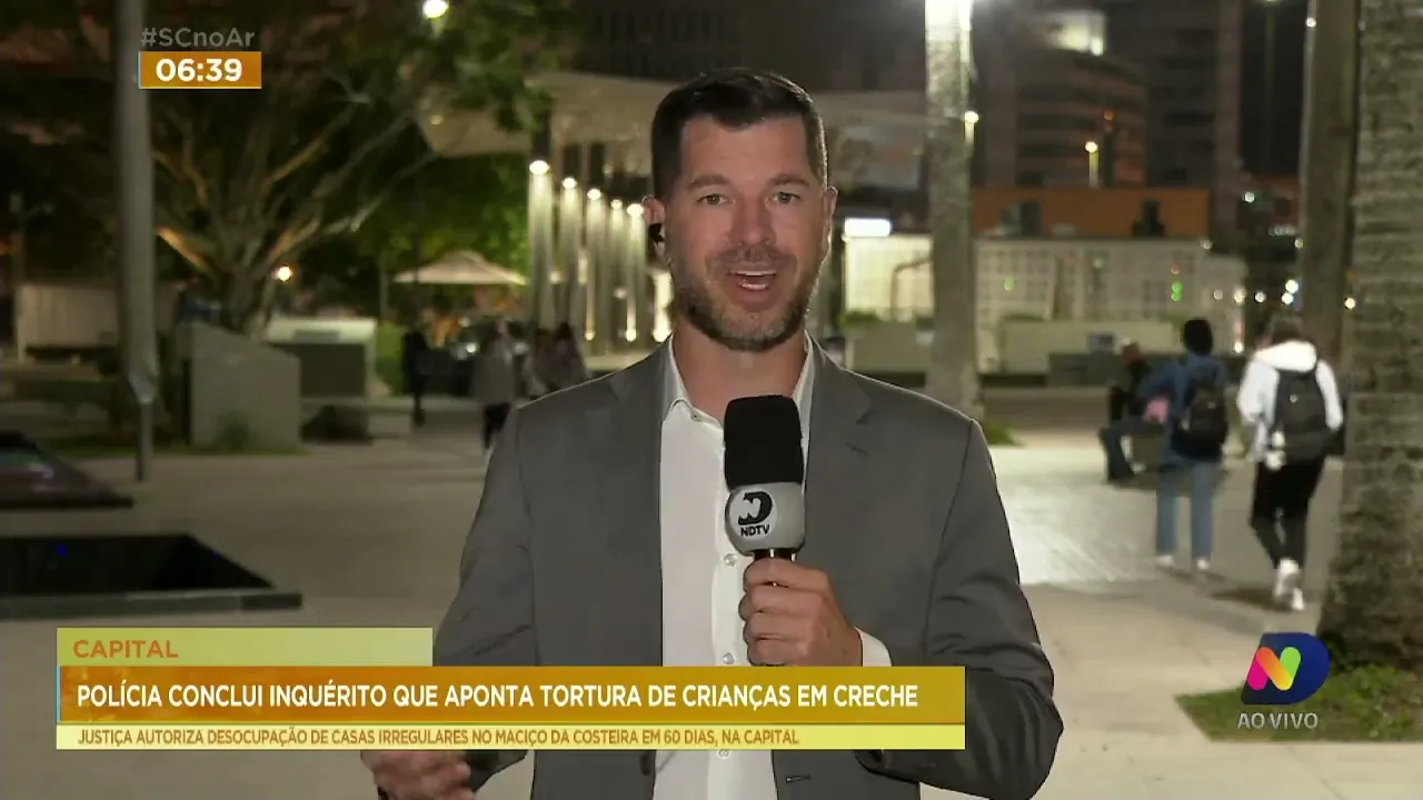 Polícia conclui inquérito e indicia duas pessoas no caso de maus-tratos em creche de Florianópolis