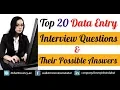 Data Entry Interview Questions Answers Top 20 Data Entry Job Interview Q A