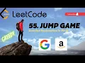 Jump Game LeetCode 55 Greedy solution with animations and visuals Greedy Algorithms Hindi