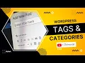 12 All About WordPress Categories Tags Tutorial What s the Difference