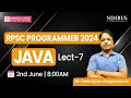 RPSC Programmer 2024 JAVA Lect-07 RPSC Programmer Classes RPSC Programmer Vacancy 2024