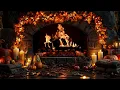 🔥 Cozy Fireplace Evenings with Crackling Logs, Warm Flames & Peaceful Autumn Relaxation