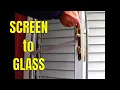 Andersen 4000 Storm Door Switch Screen to Glass Panel