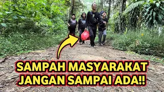 Menuruni Gunung Pundak Membawa Sampah Dari Puncak, Ini Dibuang Ke Mana? | DEWA GABUT HIKING Part 12