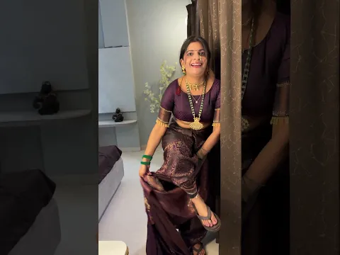 Marathi saree drape #marathi #sareedraping
