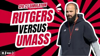 Rutgers Football versus UMass - College Football 27 Simulation
