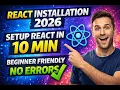 React JS Installation in 2026 Step-by-Step Setup for Beginners