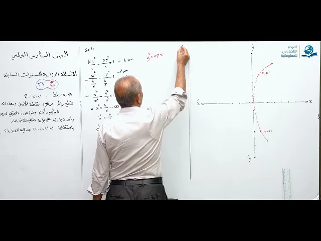 رياضيات السادس العلمي - الفصل الثاني - ألاسئله الوزارية الخارجية ج37
