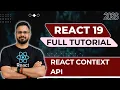 React 19 Tutorial in Hindi - React Context API