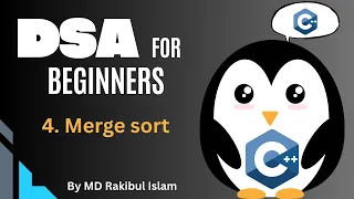 4 Merge Sort Algorithm in Bangla with animation Time Complexity Code