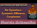 Set Operations Symmetric Difference Complement