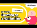 Counting up to 20 Number lines Pre-K Kindergarten Math Quiz