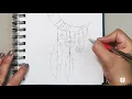 How To Make Dream Catcher Drawing Colorful Half Moon Dream Catcher Easy Zentangle Doodle Art