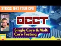 How to Stress Test CPU with OCCT Single and Multicore methods Stability Test
