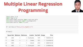 multiple linear regression programming in bangla