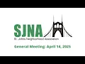 SJNA General Meeting April 14 2025